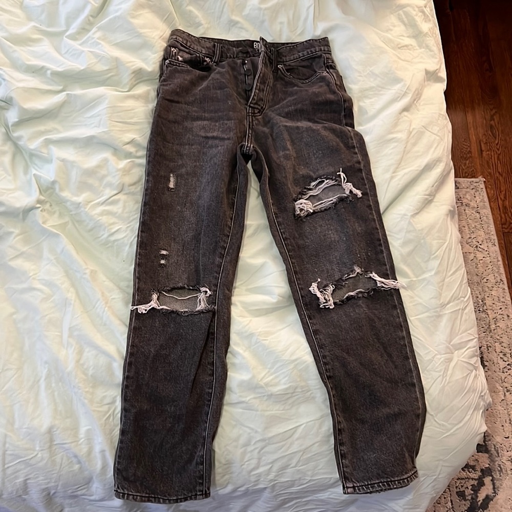 Urban Outfitters Distressed Black Jeans